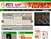 Tablet Screenshot of fitv.com.br